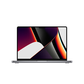 MacBook Pro mit M1 Pro Chip 8-Core CPU und 14-Core GPU, 512GB SSD, 14", space grau