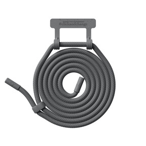 Woodcessories Lanyard für Change Case, grau>
