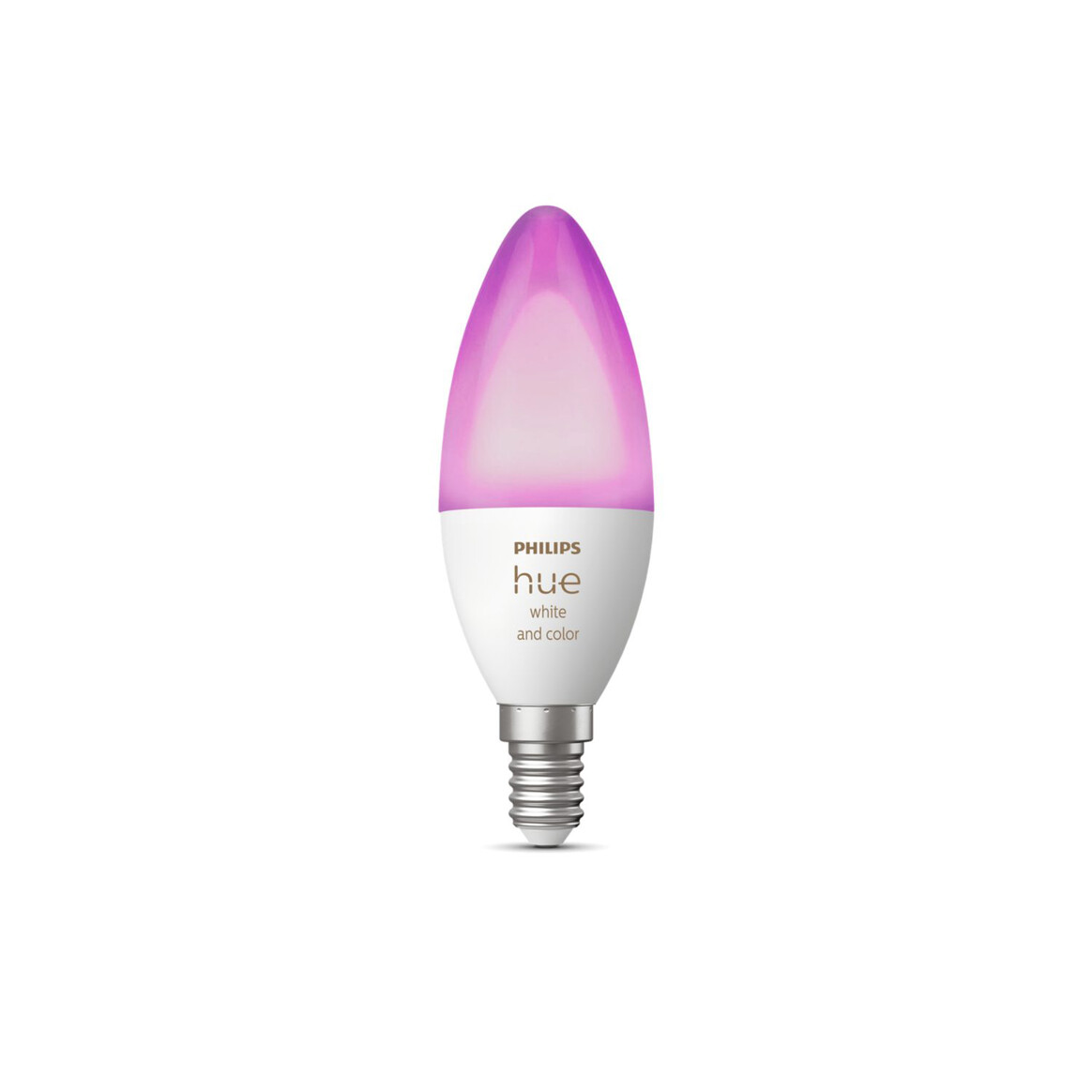 <h1>Philips Hue White &amp; Color Ambiance, smarte LED Lampe B39 E14 Einzelpack</h1>