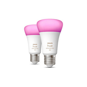Philips Hue White & Color Ambiance E27 Doppelpack 2x570lm 60W