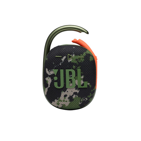 JBL Clip4, Bluetooth-Lautsprecher mit Karabinerhaken, squad