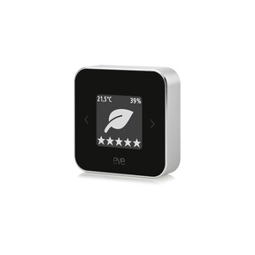 Sie sehen das Produkt Eve Room, Raumklima- & Luftqualitäts-Monitor, Produktbild: 01 Eve Room, Raumklima- & Luftqualitäts-Monitor