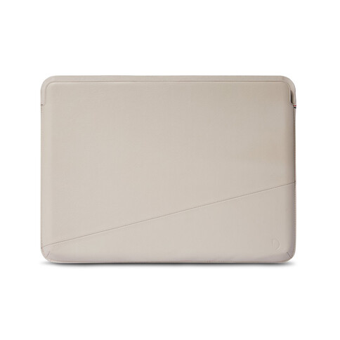 Decoded Leder Frame Sleeve für MacBook 16&quot; (2019-2023), grau