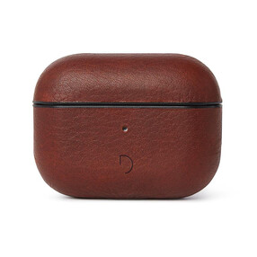Decoded AirCase Lederhülle für Apple AirPods 3.Gen., braun