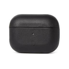 Decoded AirCase Lederhülle für Apple AirPods 3.Gen., schwarz