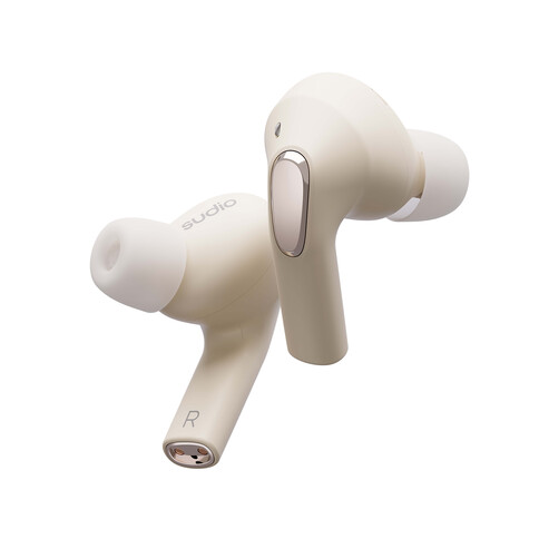 Sudio E2, kabelloser In-Ear Bluetooth Kopfhörer, beige&gt;