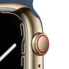 <h1>Apple Watch Series 7 GPS + Cellular, Edelstahl gold, 45 mm mit Sportarmband, abyssblau</h1>