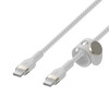 <h1>Belkin PRO Flex USB-C/USB-C Silikon-Kabel, unterst&uuml;tzt Schnellladen bis 60W, 2m, wei&szlig;</h1>
