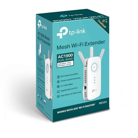 TP-Link RE550, AC1900 Dualband WLAN Repeater