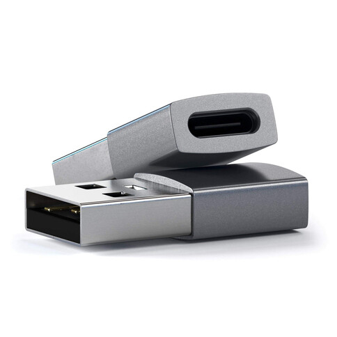 Satechi Type-C Type A USB Adapter Space Gray