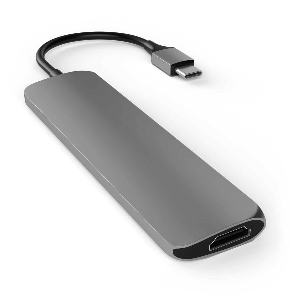 <h1 style="text-align: center;">Satechi Type-C USB Passthrough HDMI Hub Space Gray</h1>