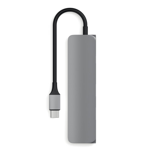 Satechi Type-C USB Passthrough HDMI Hub Space Gray