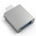 Satechi Aluminium Type-C zu Type-A USB Adapter, space grau