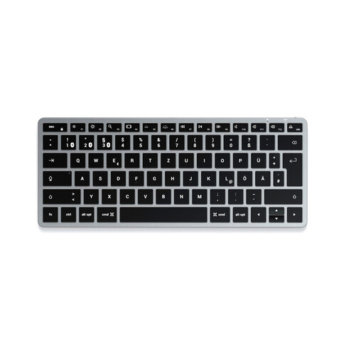 Satechi Slim X1 Bluetooth Keyboard, dt., space grau