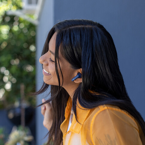 JBL Tune Flex kabelloser In-Ear Kopfhörer, blau