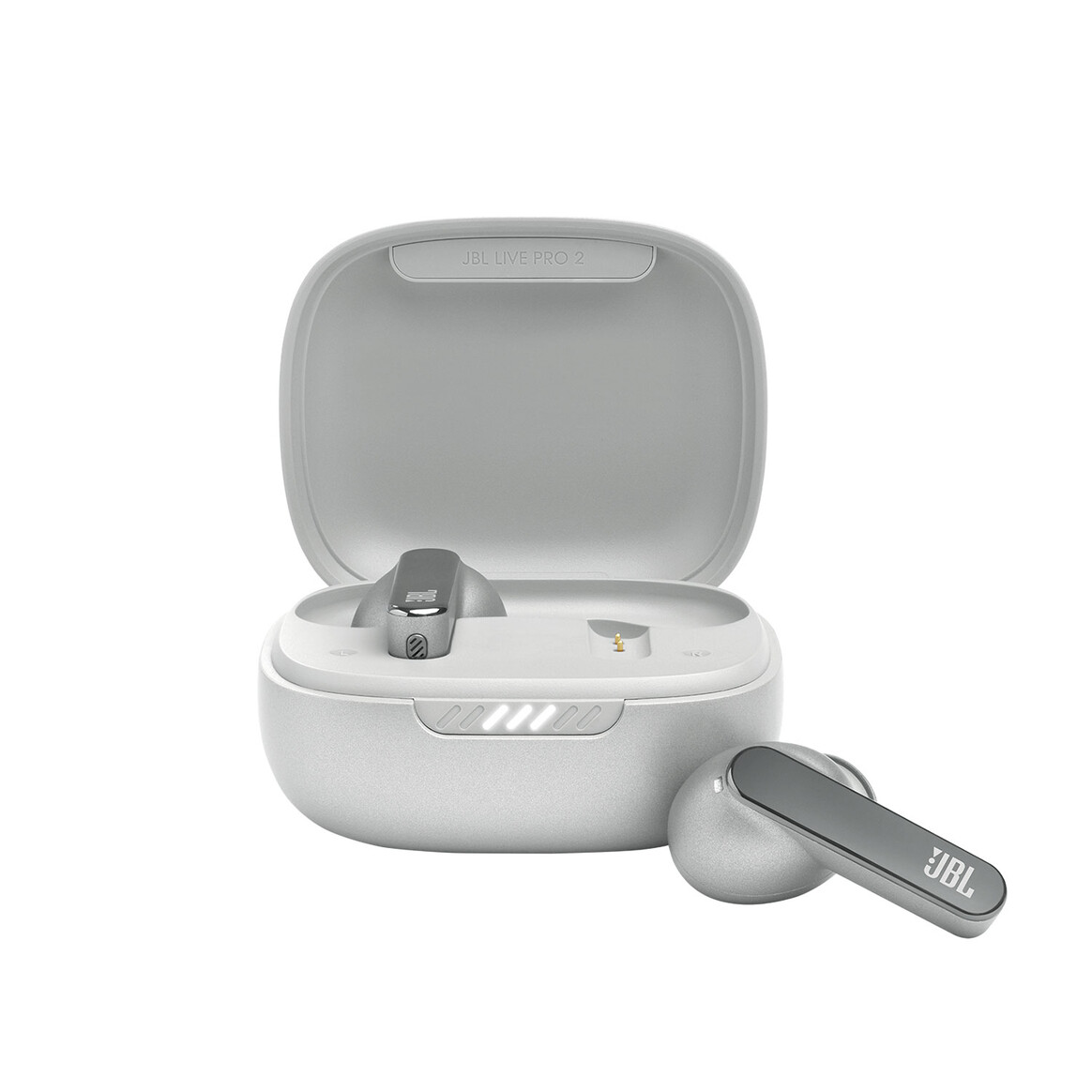 <h1>JBL LIVE Pro 2 TWS, kabelloser In-Ear Bluetooth Kopfhörer, silber</h1>