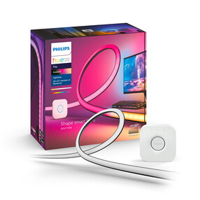 Philips Hue Gradient Lightstrip PC 24-27", Dreierpack, Starterset inkl. Bridge