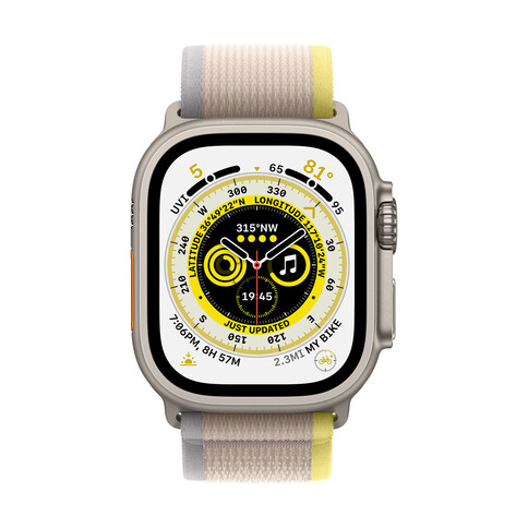Apple Watch Ultra 49mm, Trailloop, S/M, gelb/beige