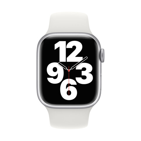 Apple Watch 38/40/41mm, Sportarmband, weiß