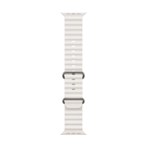 Apple Watch Ultra 49mm, Oceanarmband, weiß