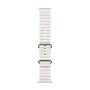Apple Watch Ultra 49mm, Oceanarmband, weiß