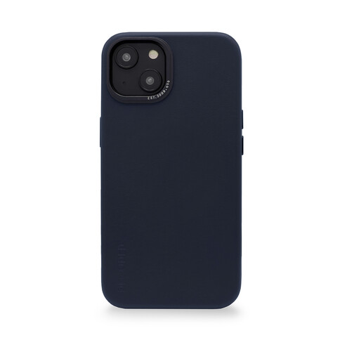 Decoded MagSafe Leder Backcover für iPhone 14 Plus, blau