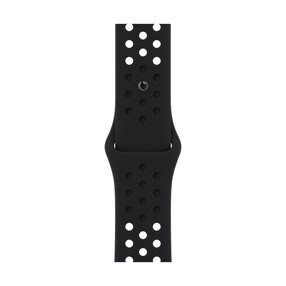 Apple Watch 38/40/41mm, Nike Sportarmband, schwarz