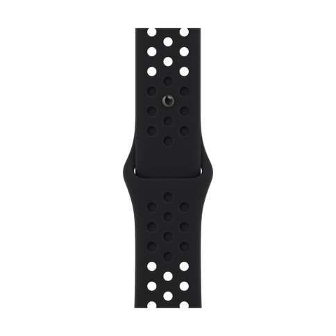 Apple Watch 42/44/45mm, Nike Sportarmband, schwarz&gt;
