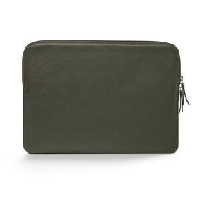 Trunk Leder Sleeve für MacBook Pro/MacBook Air 13" (2016-2022), grün