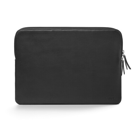 Trunk Leder Sleeve für MacBook Air/MacBook Pro 13&quot;, schwarz