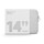 Trunk Neopren Sleeve für MacBook Pro 14&quot; (2021-2023), silver cloud