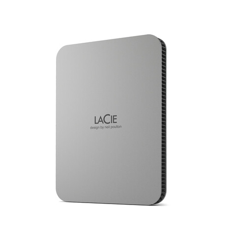 LaCie Mobile Drive V2, 2TB, Moon Silver