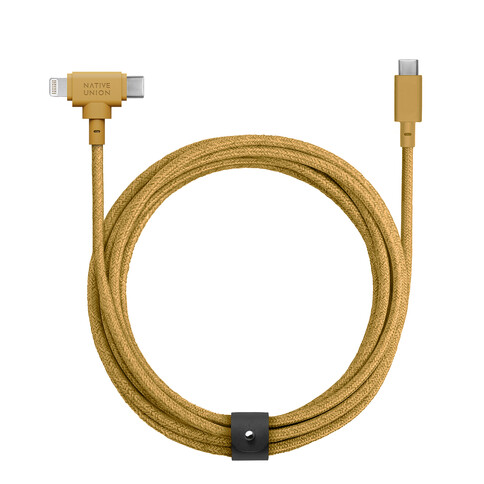 Native Union Belt Duo Universal Kabel 1.5m, senfgelb