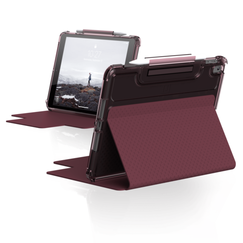 U by UAG [U] Lucent Case | Apple iPad 10,2&quot; (2021 - 2019) | aubergine/dusty rose (transparent)