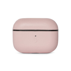 Decoded AirCase Lederhülle für Apple AirPods 3.Gen., pink