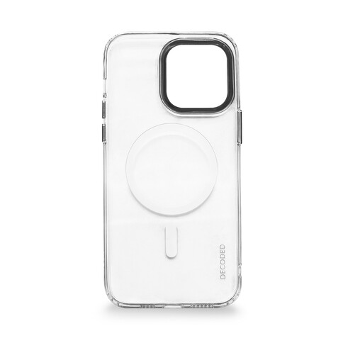 Decoded MagSafe Backcover aus recyceltem Plastik für iPhone 14 Plus, transparent