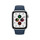 Apple Watch Series SE GPS, Aluminium silber, 44 mm mit Sportarmband, abyssblau&gt;