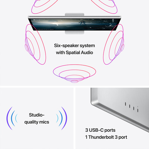 Apple Studio Display - Nanotexturglas - neigungs und höhenverstellbarer Standfuß