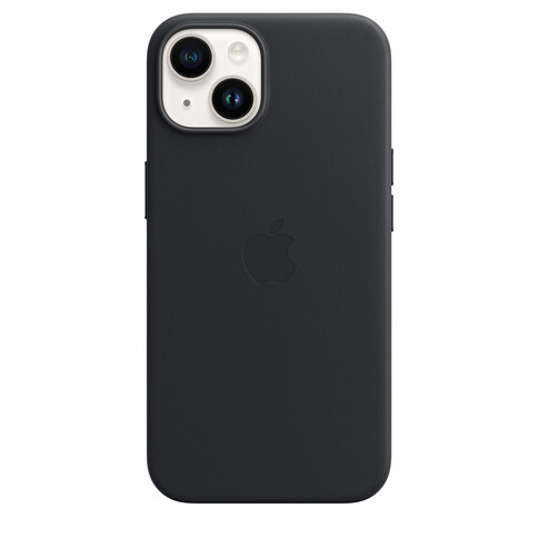 Apple iPhone 14 Plus Leder Case mit MagSafe, mitternacht&gt;