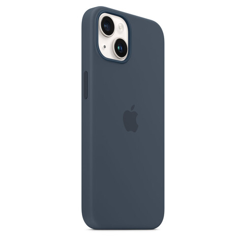 Apple iPhone 14 Plus Silikon Case mit MagSafe, sturmblau