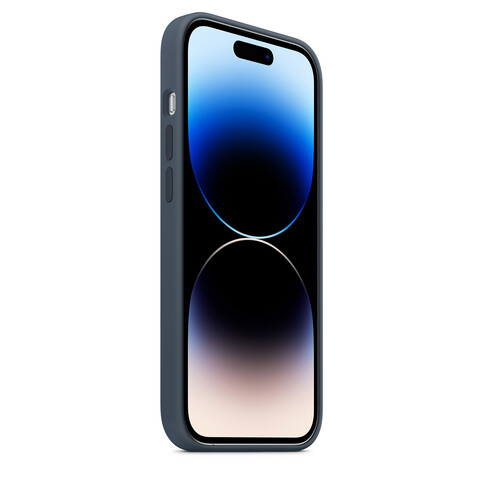 Apple iPhone 14 Pro Max Silikon Case mit MagSafe, sturmblau
