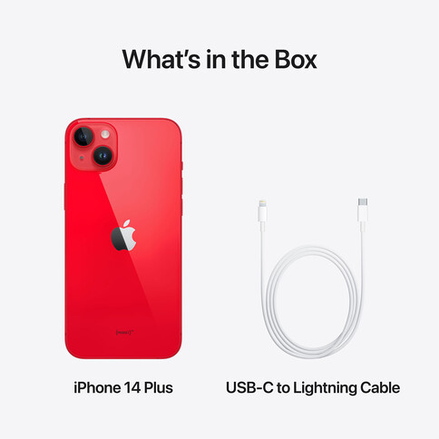 iPhone 14 Plus, 256GB, (PRODUCT)RED