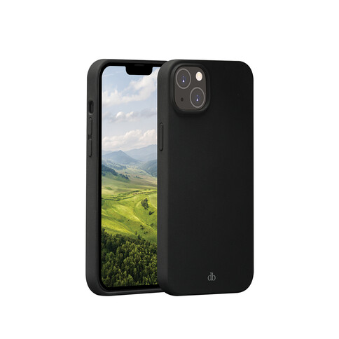 dbramante Monaco Silikon Case mit MagSafe für iPhone 14, schwarz