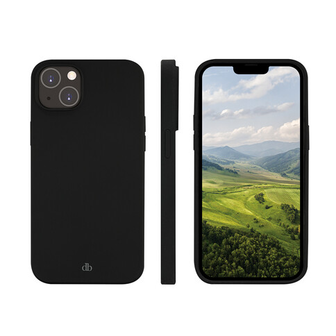 dbramante Monaco Silikon Case mit MagSafe für iPhone 14, schwarz