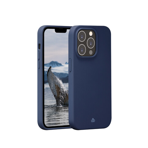 dbramante Monaco Silikon Case mit MagSafe für iPhone 14 Pro, pazifik blau&gt;