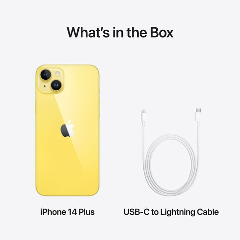iPhone 14 Plus, 128GB, gelb