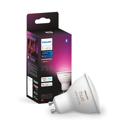 Philips Hue White &amp; Color Ambiance GU10 Einzelpack 1x350lm Bluetooth