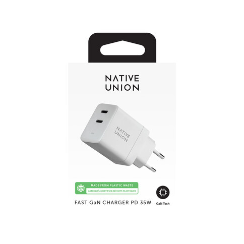 Native Union Fast GaN Charger PD 35W, weiß