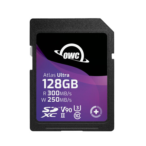 OWC 128GB OWC Atlas S Ultra SDXC UHS-II V90 Media Card