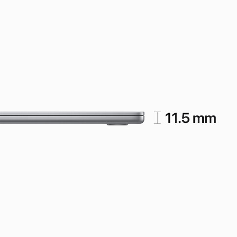 MacBook Air 15&quot; M2 Chip 8-Core CPU und 10-Core GPU, 8GB, 256GB SSD, space grau&gt;